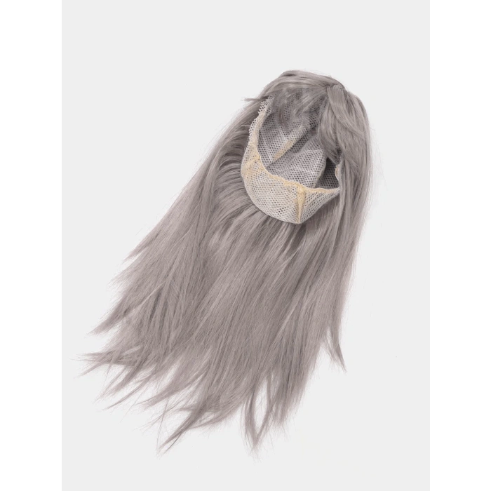 MDB Platin Gri Gümüş Uzun Parti Peruğu