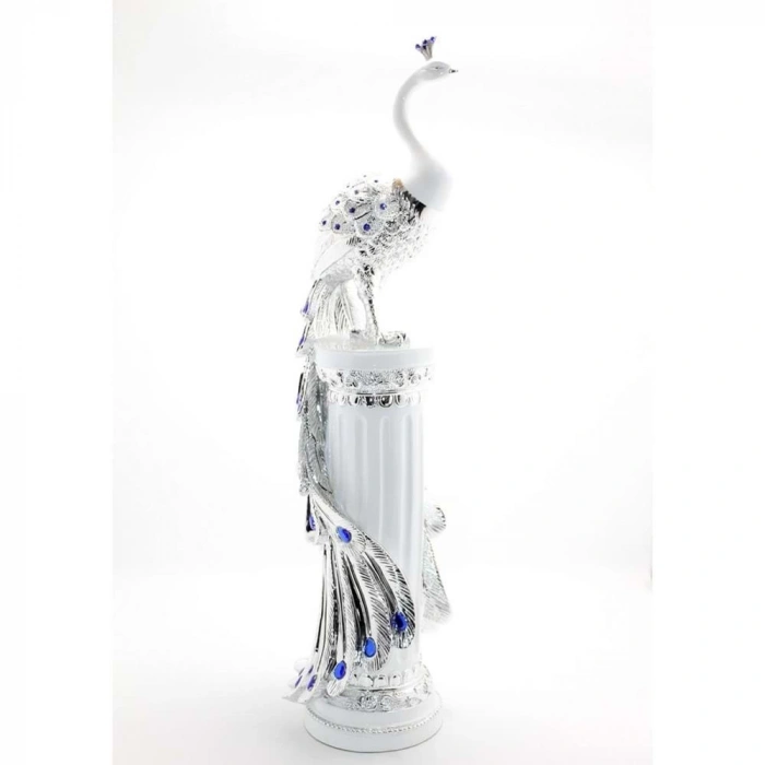 Polyester Tavuskuşu Figürü Biblo