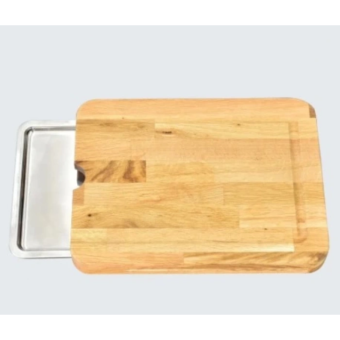 MDB Pratik Tepsili Ahşap Kesme Tahtası