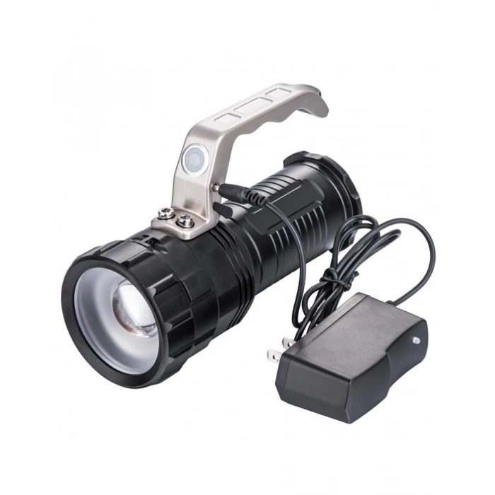 Projektör Modeli Zoomlu Şarjlı El Feneri