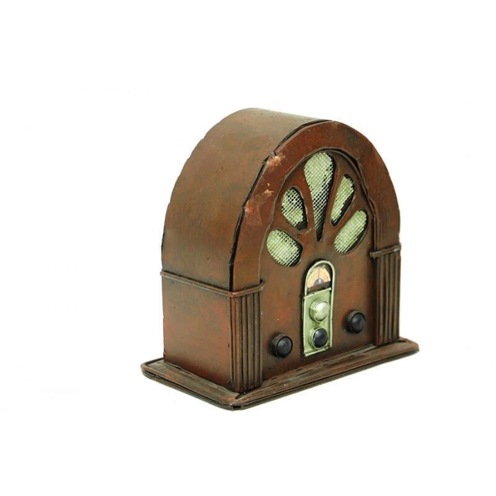 Radyo Kumbara Vintage El Yapımı Dekoratif Hediyelik
