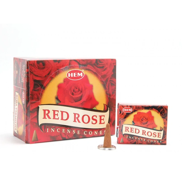 MDB Red Rose Aromalı Konik Tütsü