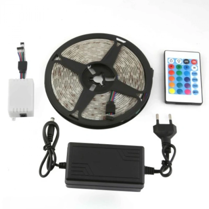 MDB RGB Şerit 54 LED Kumandalı USB Bağlantılı