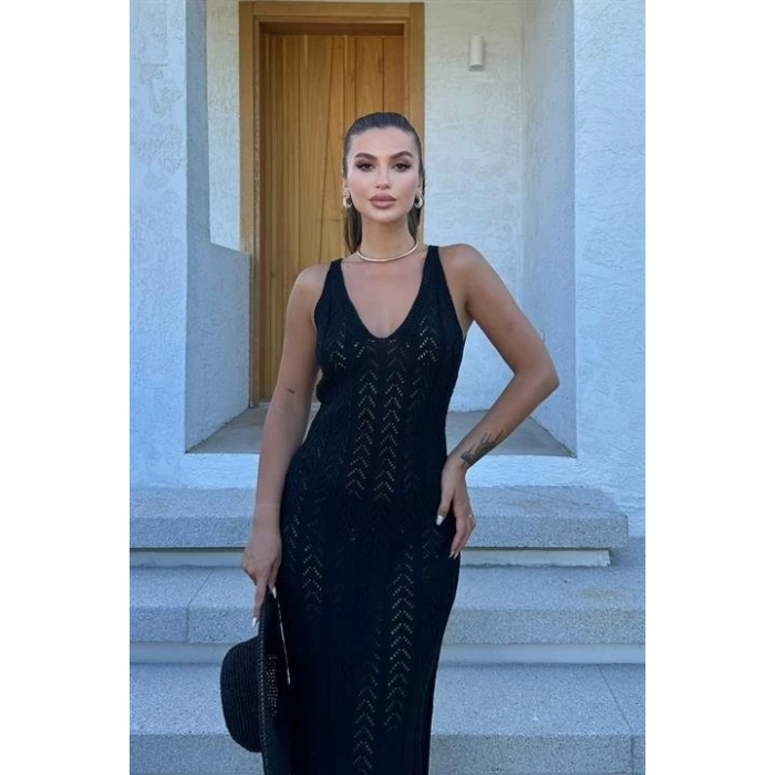 MDB Rosalia Sırt Dekolteli Elbise 2761