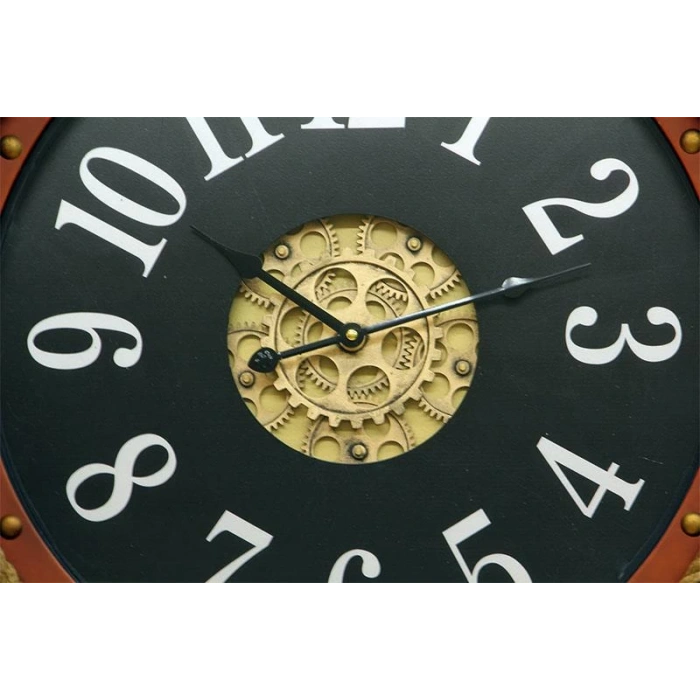 Saat Çarklı Askılı Duvar Saati Dekoratif Ev Ofis Hediyelik