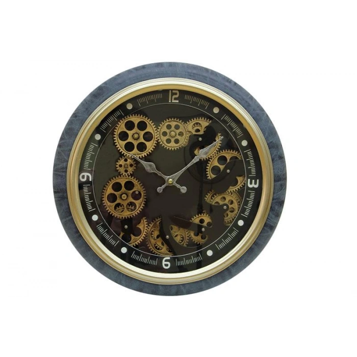 Saat Çarklı Duvar Saati Dekoratif Ev Ofis Hediyelik