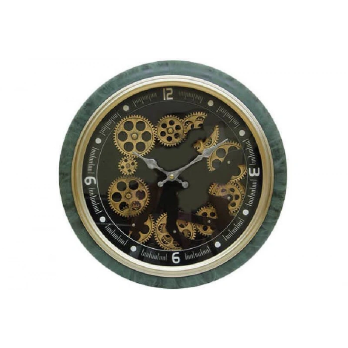 Saat Çarklı Duvar Saati Dekoratif Ev Ofis Hediyelik