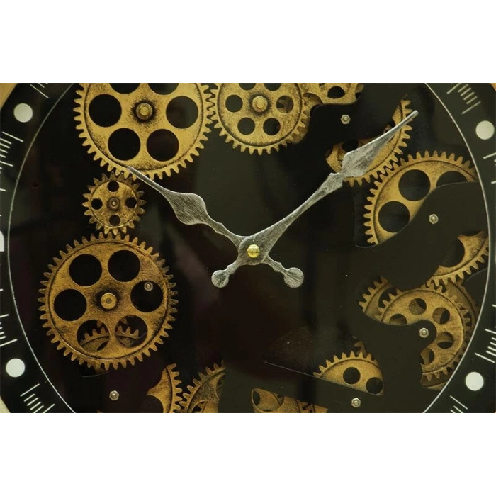 Saat Çarklı Duvar Saati Dekoratif Ev Ofis Hediyelik