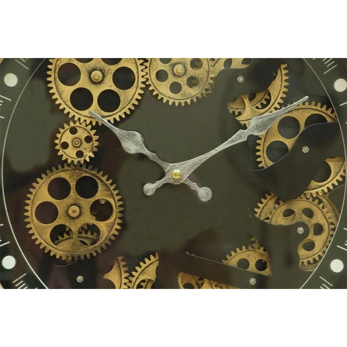 Saat Çarklı Duvar Saati Dekoratif Ev Ofis Hediyelik