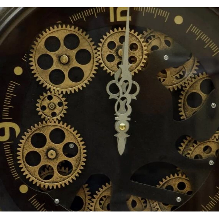 Saat Çarklı Köstek Duvar Saati Dekoratif Ev Ofis Hediyelik