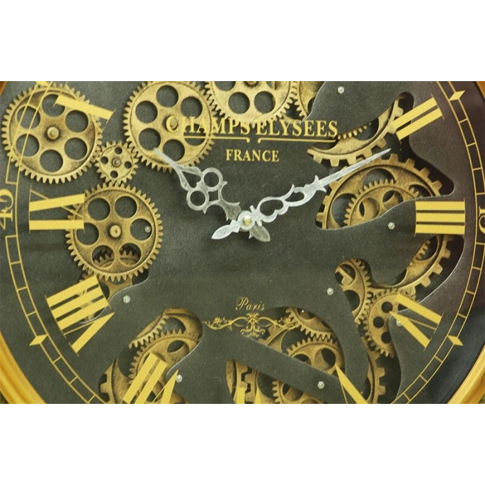 Saat Çarklı Köstek Modeli Duvar Saati Dekoratif Ev Ofis Hediyelik