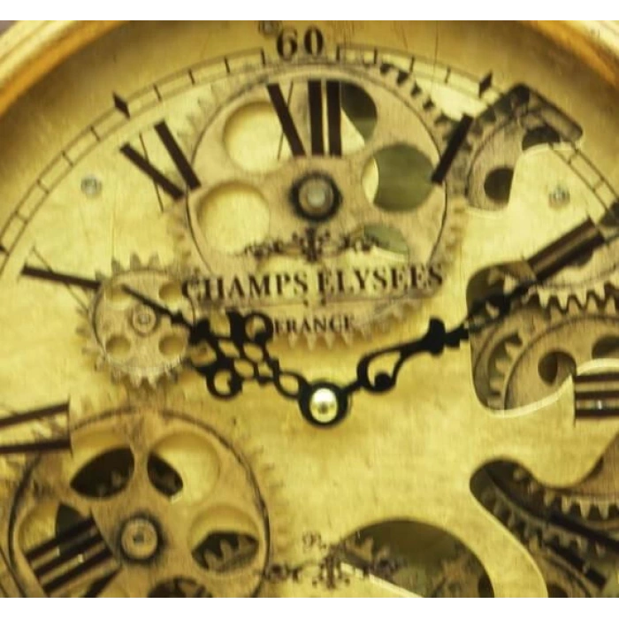 Saat Çarklı Köstek Modeli Duvar Saati Dekoratif Hediyelik