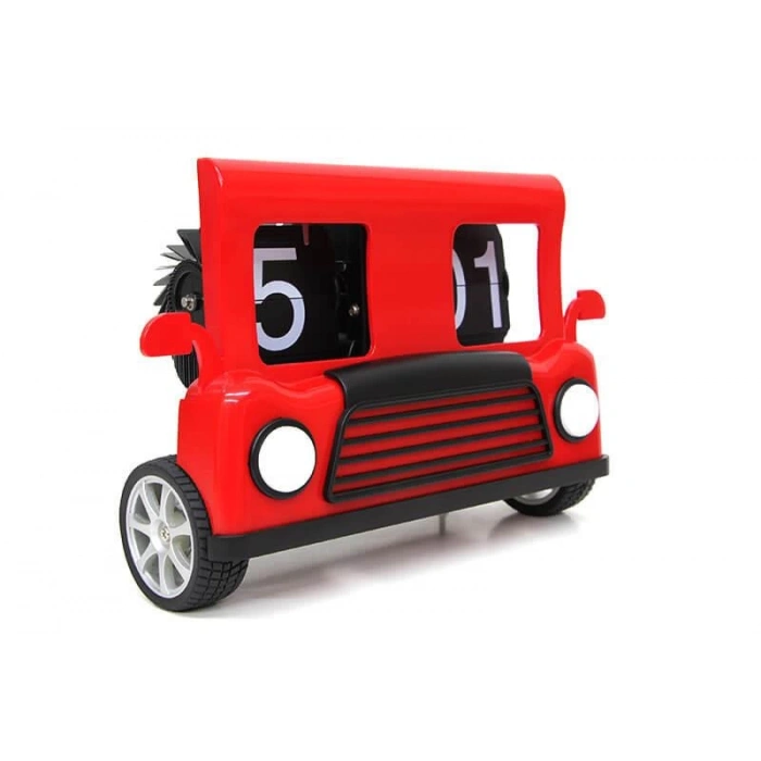 Saat Flip Araba Masa Saati Araba Modeli Dekoratif Hediyelik