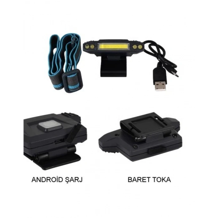 Şarjlı Baret Lambası