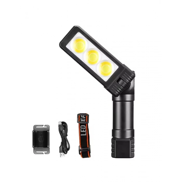 ŞARJLI MIKNATISLI ÇALIŞMA LAMBASI KAFA IŞIĞI