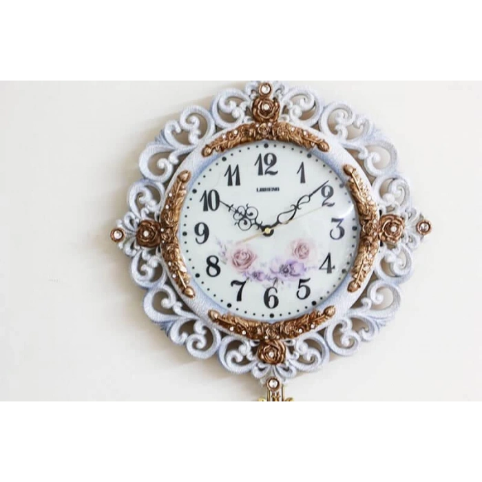 Sarkaçlı Duvar Saati Ferforje Sarkaçlı Saat