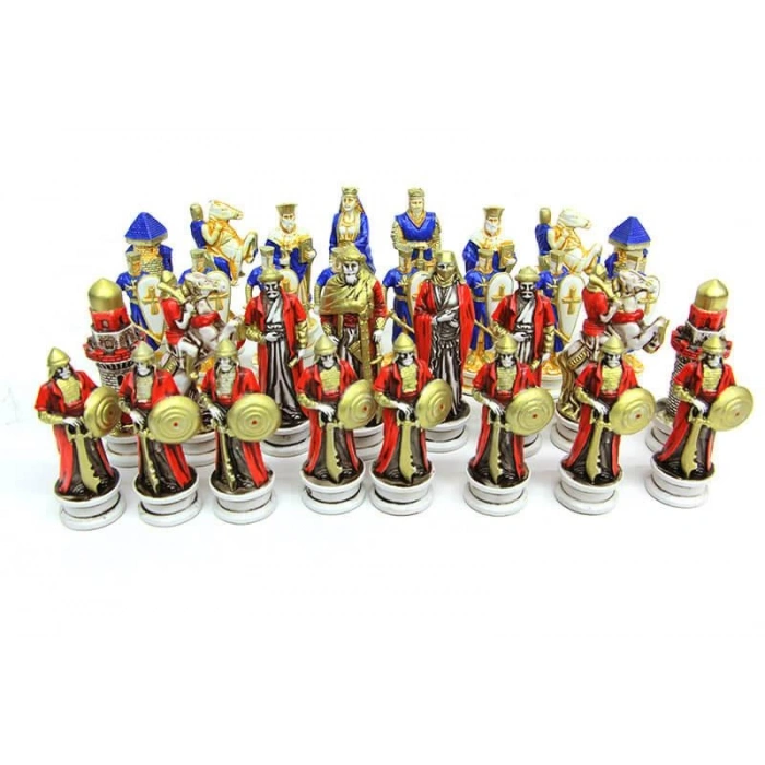 Satranç Taşı Polyester Büyükboy Alaaddin Haçlı Dekoratif Hediyelik