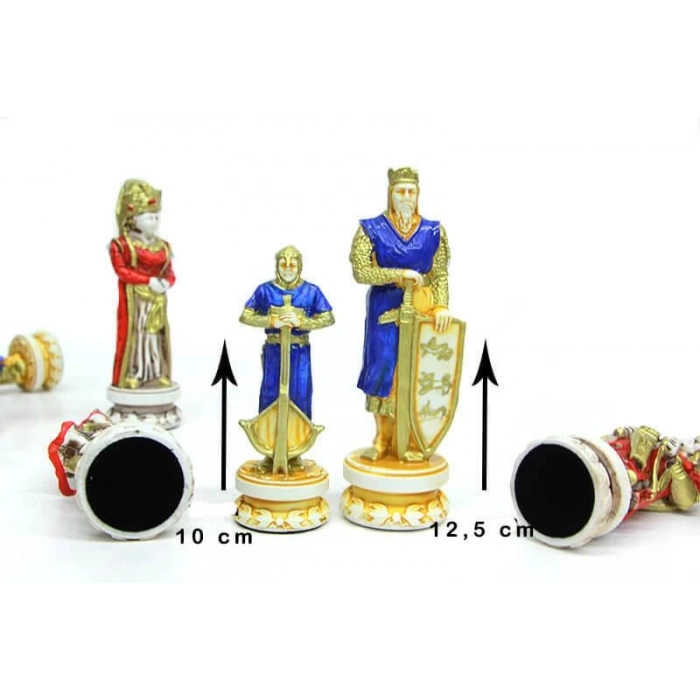Satranç Taşı Polyester Büyükboy Osmanlı Haçlı Dekoratif Hediyelik