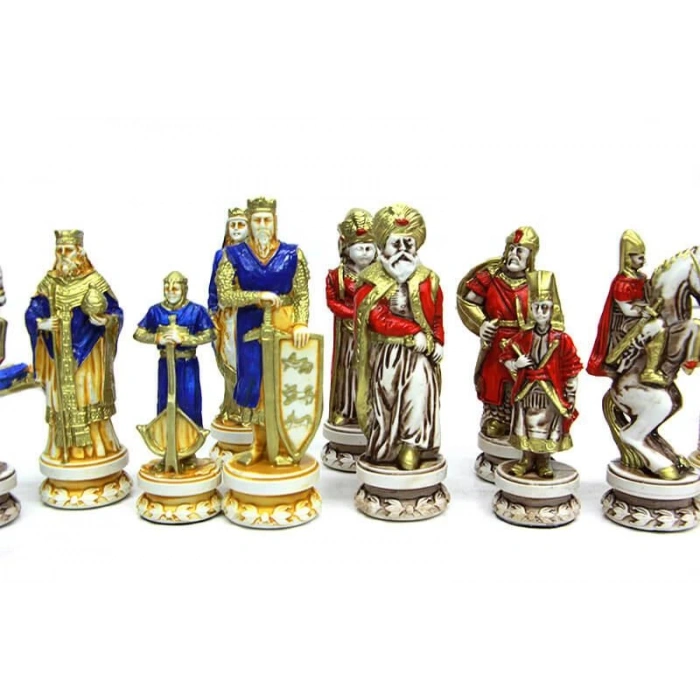 Satranç Taşı Polyester Büyükboy Osmanlı Haçlı Dekoratif Hediyelik