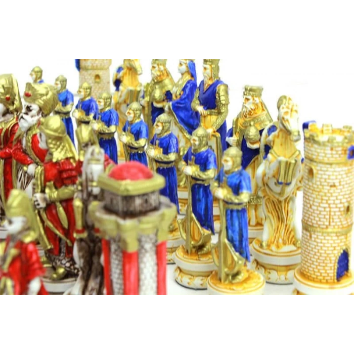 Satranç Taşı Polyester Büyükboy Osmanlı Haçlı Dekoratif Hediyelik