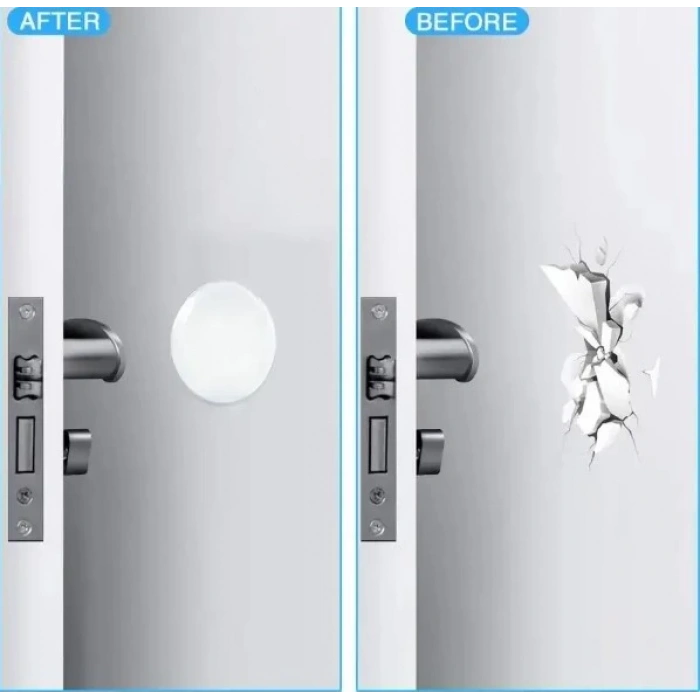 Şeffaf  Silikon Mobilya ve Kapı Durdurucu Darbe Pedi 6 lı