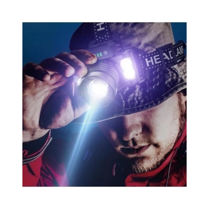 SENSÖRLÜ ŞARJLI KAFA LAMBASI