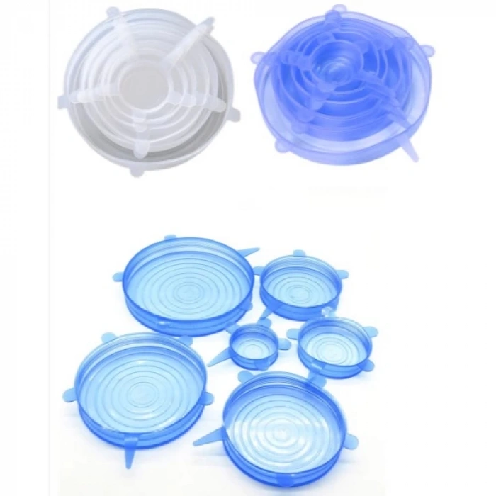 MDB Silikon Yemek Saklama Kapak Seti 6 Adet