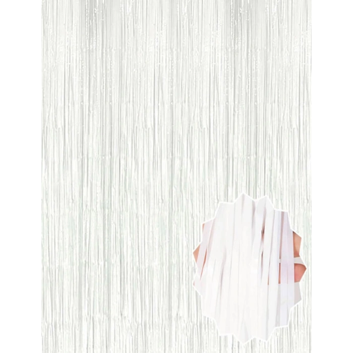 Soft Beyaz Renk Duvar ve Kapı Perdesi İthal 100x200 cm