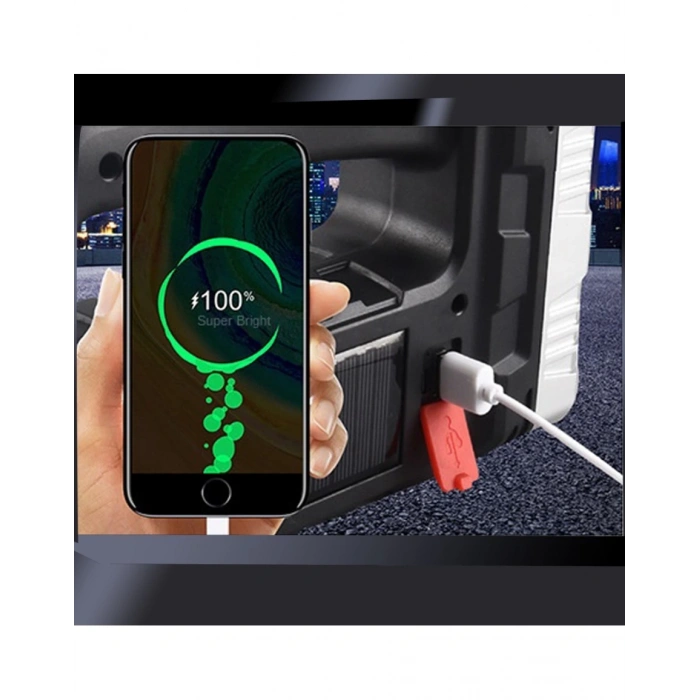 SOLAR PANELLİ LEDLİ FENER