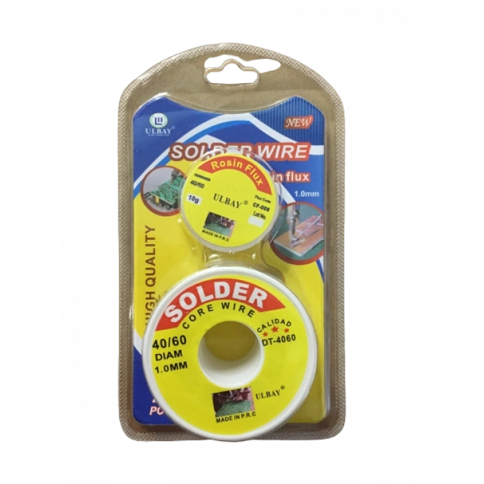 Solder Wire+Rosin Lehim Teli Pastası 2li Set