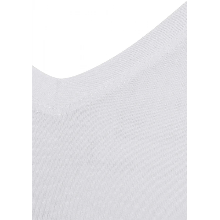 MDB Star 206 Modal Yarım Kol V-Yaka T-Shirt Atlet