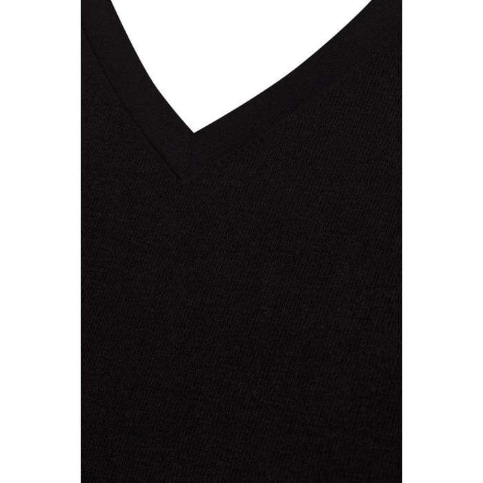 MDB Star 206 Modal Yarım Kol V-Yaka T-Shirt Atlet