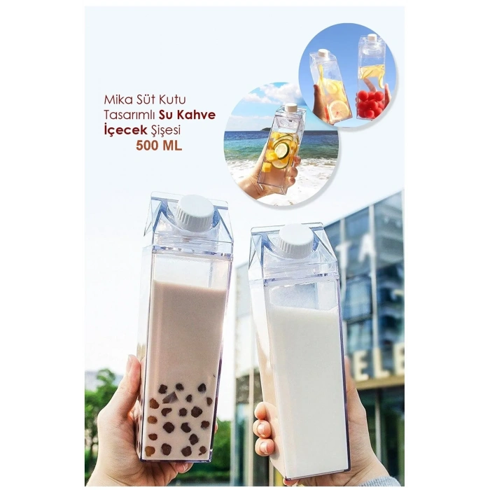 MDB Süt Kutusu Tasarımlı İçecek Şişesi