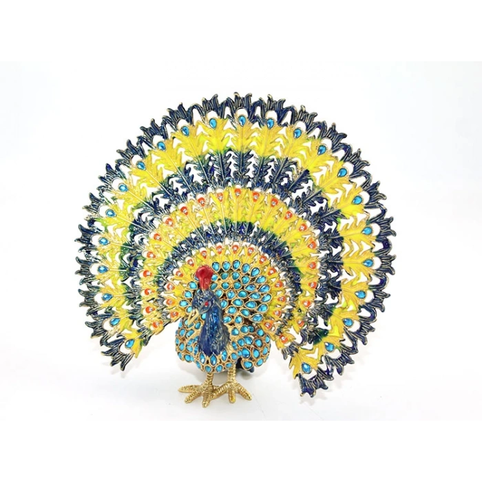 MDB Swarovski Taşlı Tavuskuşu Model 7