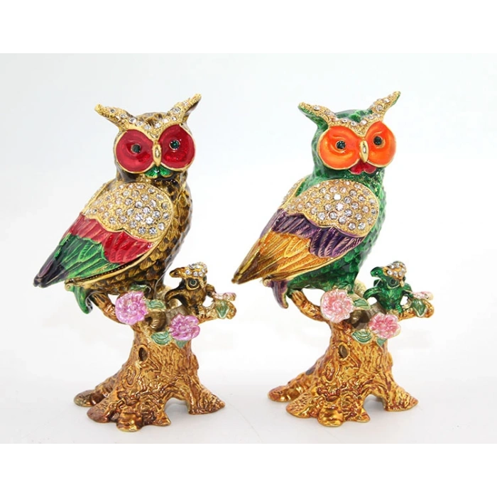 MDB Swarovski Taşlı Tekli Baykuş