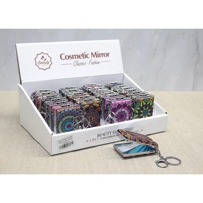 MDB Taşlı El Aynası Anahtarlık Model 3