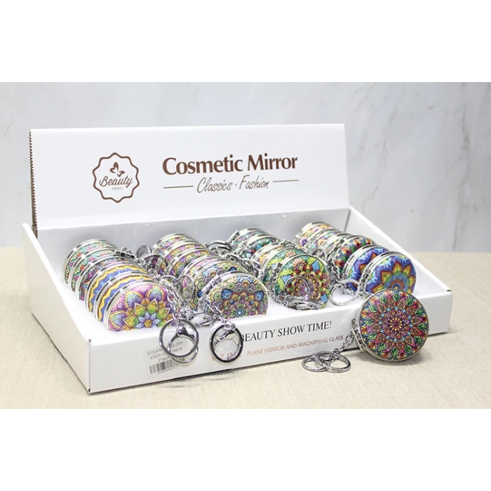 MDB Taşlı El Aynası Anahtarlık Model 6