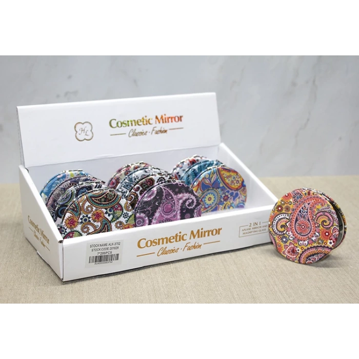 MDB Taşlı El Aynası Yuvarlak İnce Model 2