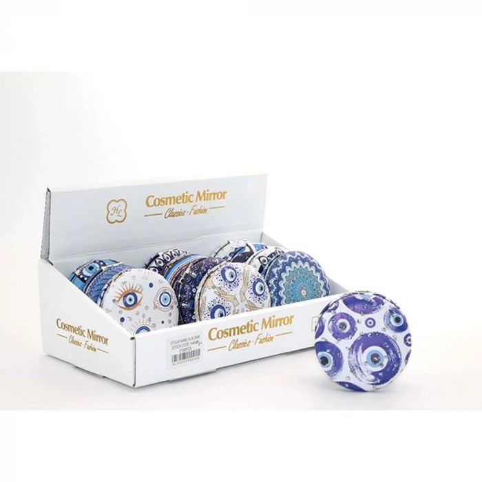 Taşlı İstanbul Tasarımı El Aynası Kalın