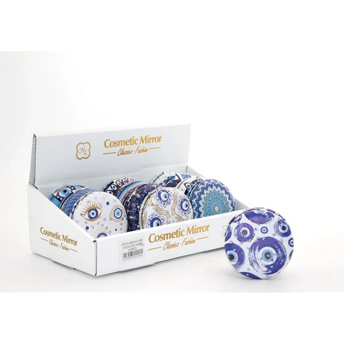 MDB Taşlı İstanbul Tasarımı El Aynası Kalın Model 3