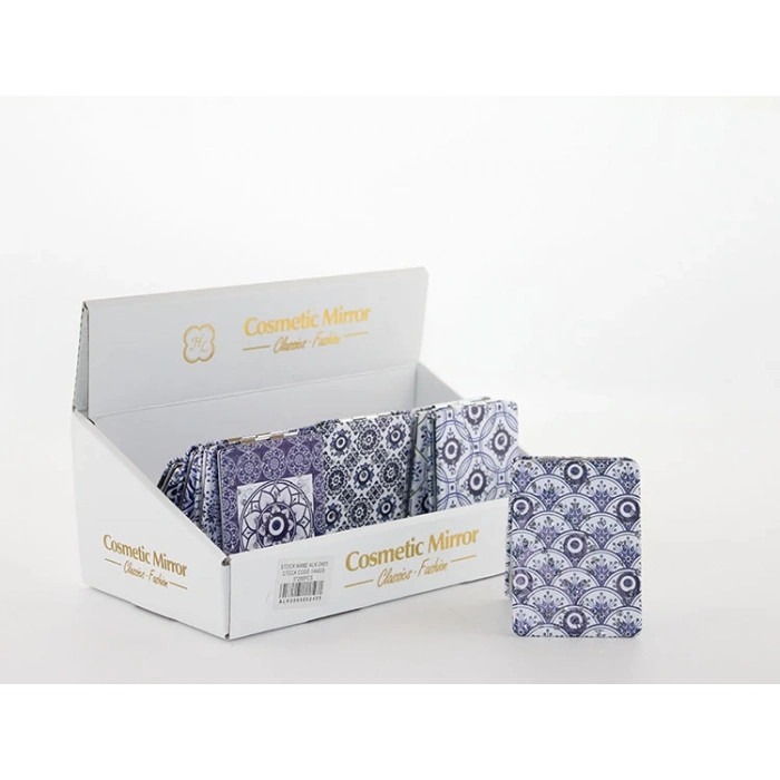 MDB Taşlı Nazar Boncuklu Dikdörtgen El Aynası İnce