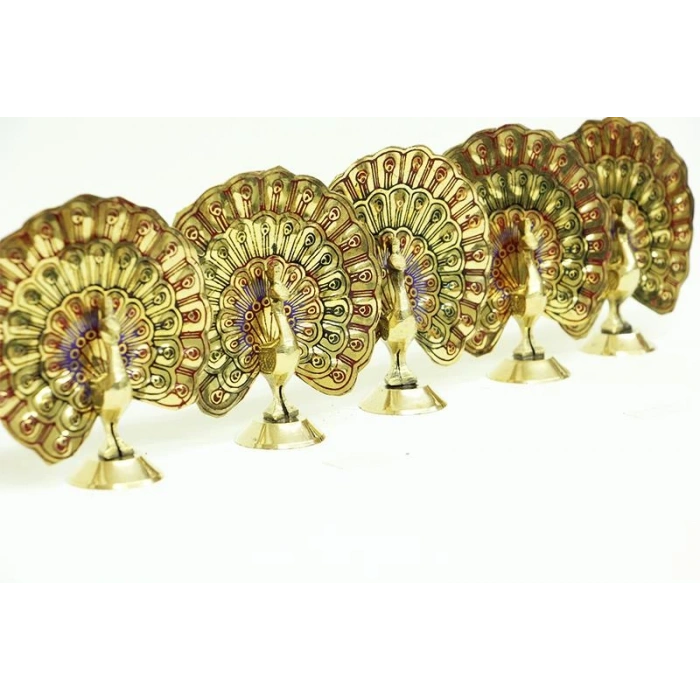 Tavuz Kuşu 4 5li Set Dekoratif Hediyelik