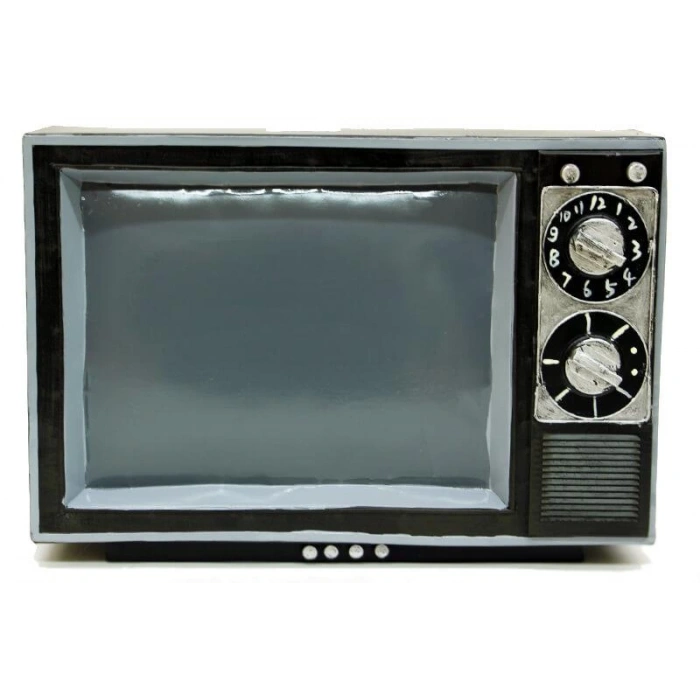 Televizyon Siyah Vintage Dekoratif Hediyelik