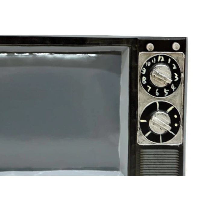 Televizyon Siyah Vintage Dekoratif Hediyelik