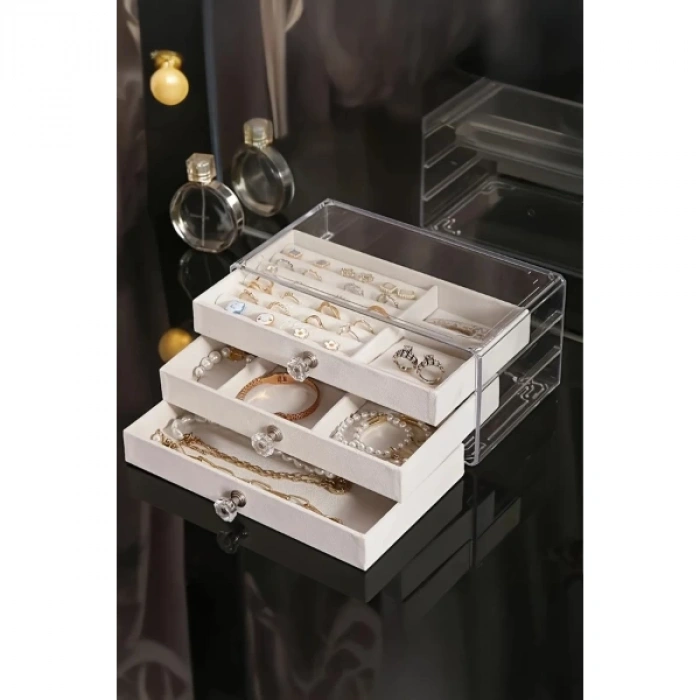 MDB Üç Katlı Takı Organizeri