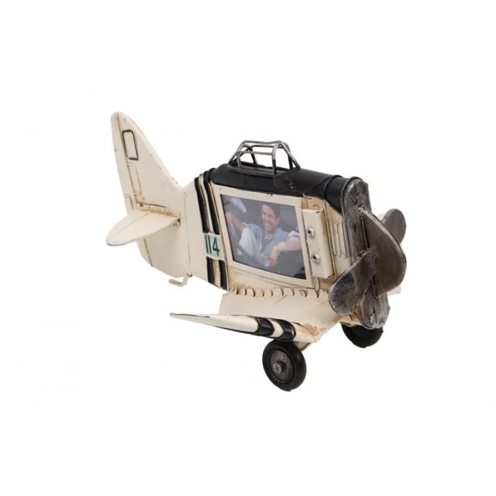 Uçak Çerçeve Vintage Dekoratif Ev Ofis Hediyelik