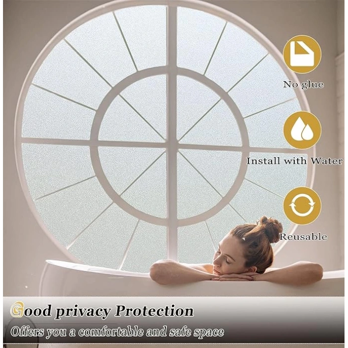 MDB UV Engelleyici Buzlu Cam Filmi 3 Metre x 45 Cm.