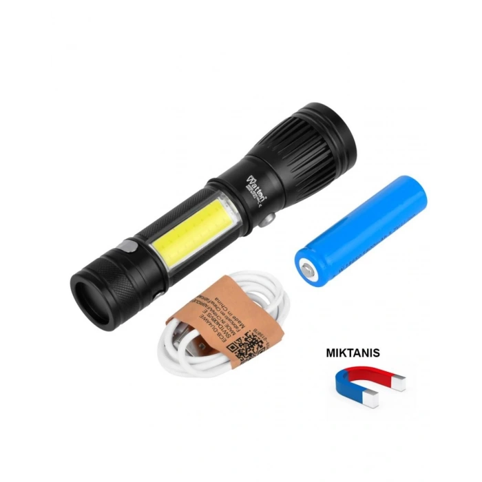 Uzun Menzilli El Feneri Mıknatıslı