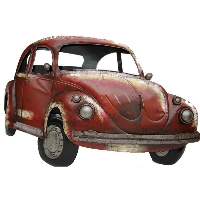 Wosvos Pano Kırmızı Vintage Dekoratif Ev Ofis Hediyelik