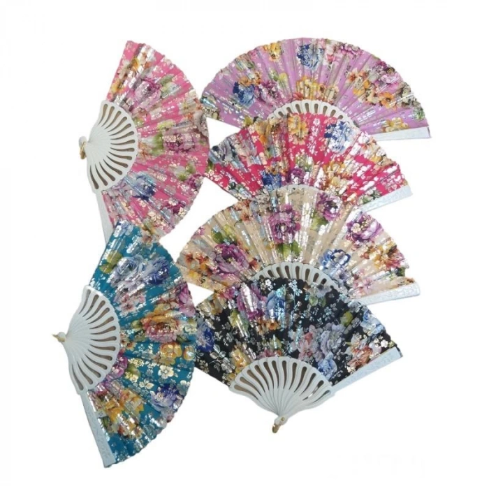 Yelpaze Karışık Renk 12 Adet